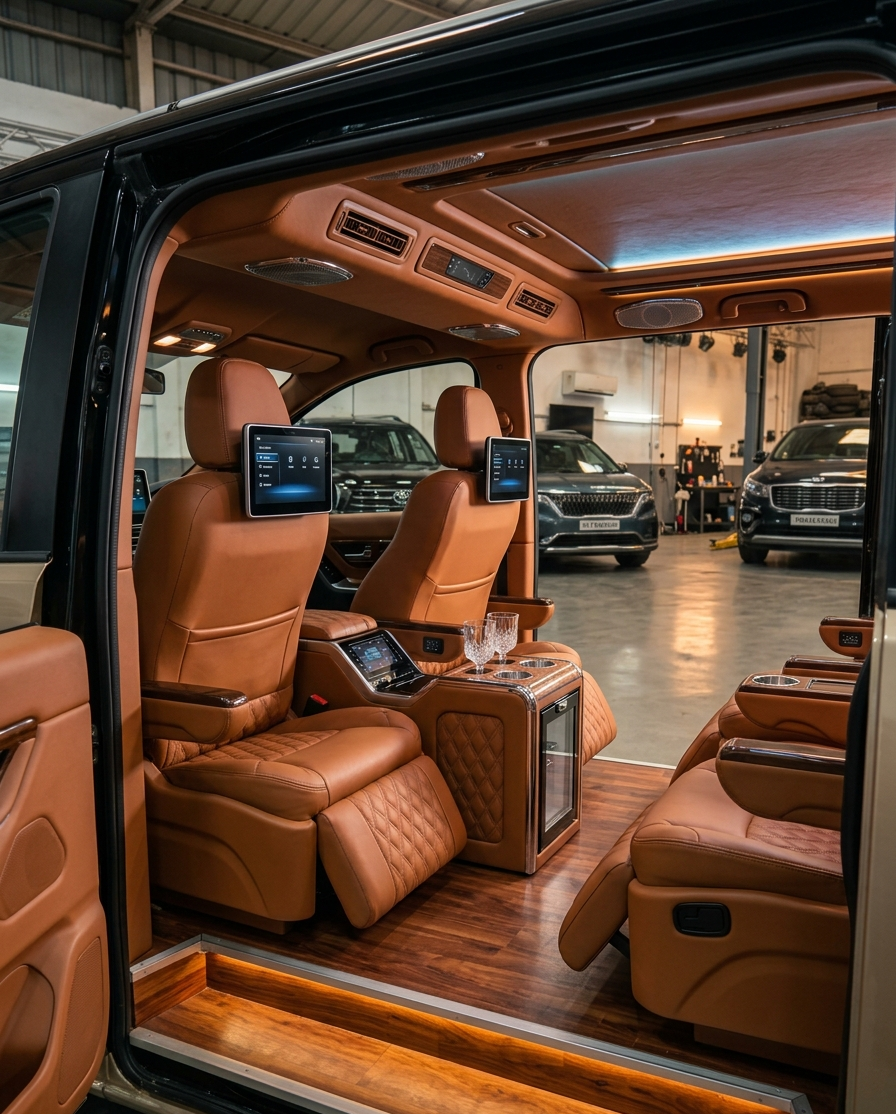 Luxury car interior modification