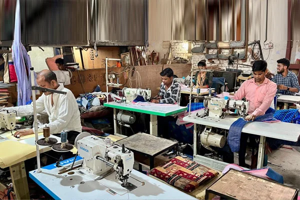 In-house stitching section — SunAutoCrafts Neemrana
